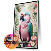 Load image into Gallery viewer, Diamond Painting - Full Round - Pink parrots (40*70CM)
