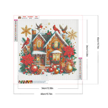 Load image into Gallery viewer, Diamond Painting - Full Round - Christmas cardinal cookie house (40*40CM)
