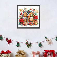 Load image into Gallery viewer, Diamond Painting - Full Round - Christmas cardinal cookie house (40*40CM)
