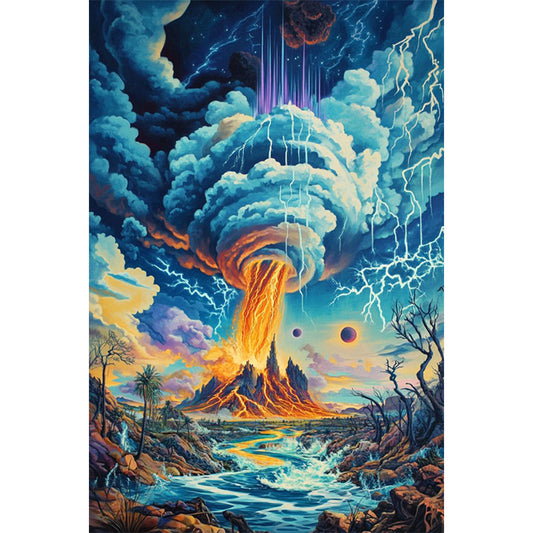 Diamond Painting - Full Round - Volcano (40*60CM)