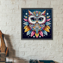 Load image into Gallery viewer, Diamond Painting - Full Round - Shining jewel owl (40*40CM)
