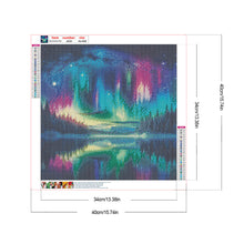 Load image into Gallery viewer, Diamond Painting - Full Round - Aurora landscape (40*40CM)
