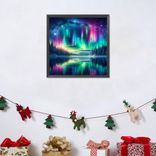 Load image into Gallery viewer, Diamond Painting - Full Round - Aurora landscape (40*40CM)

