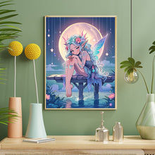 Load image into Gallery viewer, Diamond Painting - Full Round - Moonlight elf girl (40*50CM)
