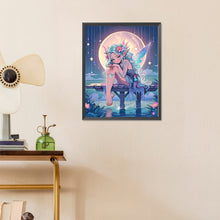Load image into Gallery viewer, Diamond Painting - Full Round - Moonlight elf girl (40*50CM)
