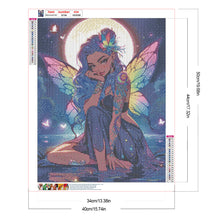 Load image into Gallery viewer, Diamond Painting - Full Round - Moonlight elf girl (40*50CM)
