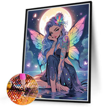 Load image into Gallery viewer, Diamond Painting - Full Round - Moonlight elf girl (40*50CM)
