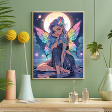 Load image into Gallery viewer, Diamond Painting - Full Round - Moonlight elf girl (40*50CM)
