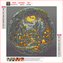 Load image into Gallery viewer, Diamond Painting - Full Round - Dark art village (30*30CM)
