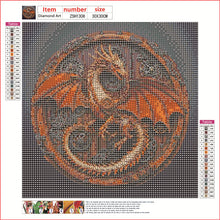 Load image into Gallery viewer, Diamond Painting - Full Round - Dark art pterosaur (30*30CM)
