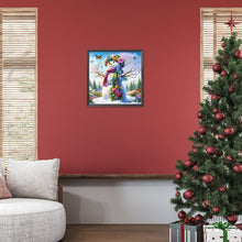 Load image into Gallery viewer, Diamond Painting - Full Round - Flower snowman (30*30CM)
