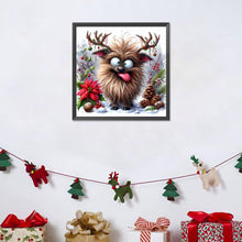 Load image into Gallery viewer, Diamond Painting - Full Round - Christmas funny deer (30*30CM)
