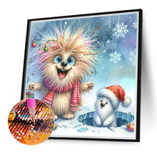 Load image into Gallery viewer, Diamond Painting - Full Round - Christmas funny bear (30*30CM)
