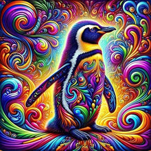 Load image into Gallery viewer, Diamond Painting - Full Round - Colorful penguins (30*30CM)
