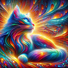 Load image into Gallery viewer, Diamond Painting - Full Round - Colorful cats (30*30CM)
