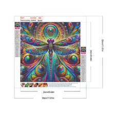 Load image into Gallery viewer, Diamond Painting - Full Round - Colorful dragonflies (30*30CM)
