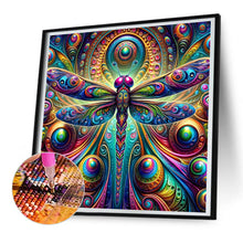 Load image into Gallery viewer, Diamond Painting - Full Round - Colorful dragonflies (30*30CM)
