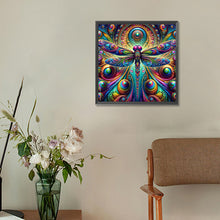 Load image into Gallery viewer, Diamond Painting - Full Round - Colorful dragonflies (30*30CM)
