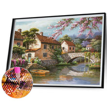 Load image into Gallery viewer, Diamond Painting - Full Square - Bridges and streams (40*50CM)
