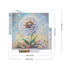 Load image into Gallery viewer, Diamond Painting - Full Round - Dandelions (40*40CM)
