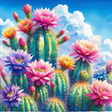 Load image into Gallery viewer, Diamond Painting - Full Round - Cactus flowers (40*40CM)
