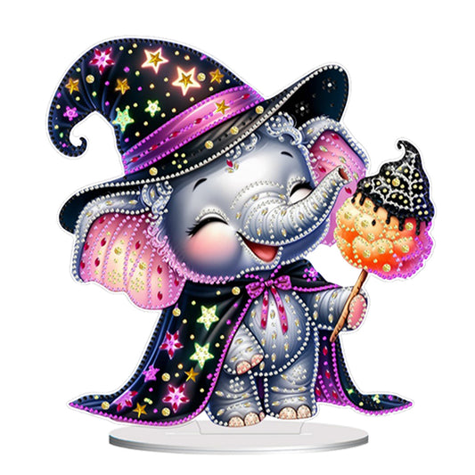 Halloween Elephant Table Top Diamond Painting Ornament Kits Bedroom Table Decor