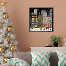 Load image into Gallery viewer, AB Diamond Painting - Full Round - Winter town (40*40CM)
