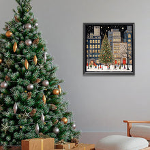 Load image into Gallery viewer, AB Diamond Painting - Full Round - Winter town (40*40CM)
