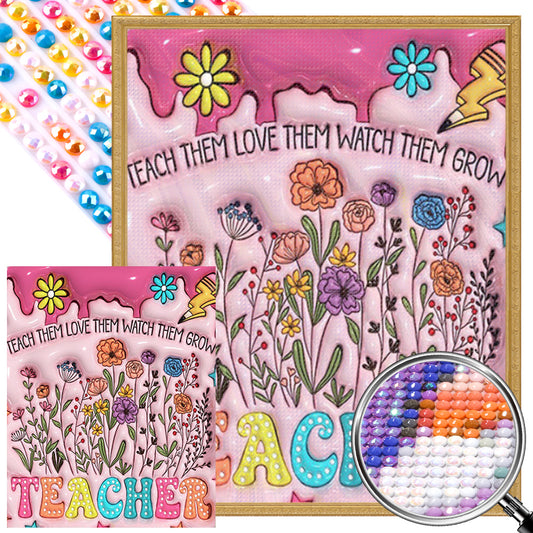 AB Diamond Painting - Full Round - Teacher (40*50CM)