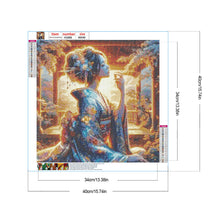 Load image into Gallery viewer, Diamond Painting - Full Round - Kimono girl (40*40CM)
