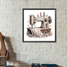 Load image into Gallery viewer, Diamond Painting - Full Round - Sewing machine (40*40CM)
