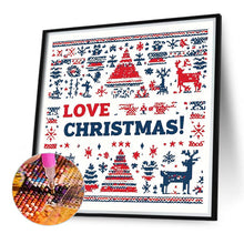 Load image into Gallery viewer, Diamond Painting - Full Round - Love Christmas (40*40CM)
