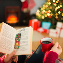 Load image into Gallery viewer, 3Pcs Special Shape Christmas Fireplace Diamond Painting Bookmark for Bookworms
