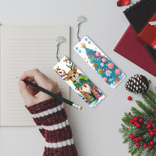 Load image into Gallery viewer, 3Pcs Special Shape Christmas Tree Elk Truck Diamond Painting Bookmark
