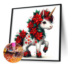 Load image into Gallery viewer, Diamond Painting - Full Round - Christmas unicorns (30*30CM)
