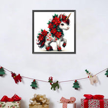 Load image into Gallery viewer, Diamond Painting - Full Round - Christmas unicorns (30*30CM)
