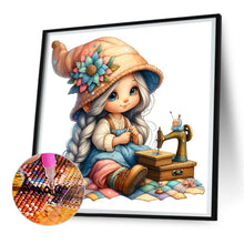 Load image into Gallery viewer, Diamond Painting - Full Round - Sewing machine girl (40*40CM)
