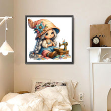 Load image into Gallery viewer, Diamond Painting - Full Round - Sewing machine girl (40*40CM)
