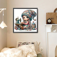 Load image into Gallery viewer, Diamond Painting - Full Round - Sewing machine girl (40*40CM)
