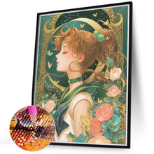Load image into Gallery viewer, Diamond Painting - Full Round - Beautiful girl (40*50CM)
