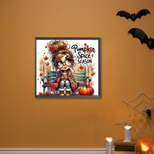Load image into Gallery viewer, Diamond Painting - Full Round - Autumn and winter girl (50*45CM)

