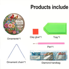 Load image into Gallery viewer, Acrylic Thanksgiving Diamond Painting Hanging Pendant for Garden Window Decor
