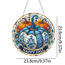 Load image into Gallery viewer, Acrylic Thanksgiving Diamond Painting Hanging Pendant for Garden Window Decor
