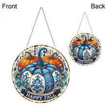 Load image into Gallery viewer, Acrylic Thanksgiving Diamond Painting Hanging Pendant for Garden Window Decor

