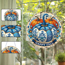 Load image into Gallery viewer, Acrylic Thanksgiving Diamond Painting Hanging Pendant for Garden Window Decor
