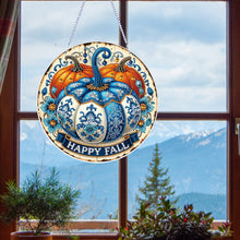 Load image into Gallery viewer, Acrylic Thanksgiving Diamond Painting Hanging Pendant for Garden Window Decor
