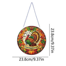 Load image into Gallery viewer, Acrylic Thanksgiving Diamond Painting Hanging Pendant for Garden Window Decor
