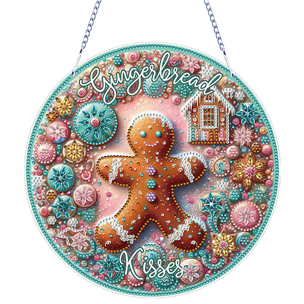 Acrylic Thanksgiving Diamond Painting Hanging Pendant for Garden Window Decor