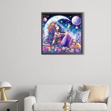 Load image into Gallery viewer, AB Diamond Painting - Full Round - Moon girl (40*40CM)
