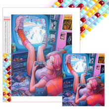 Load image into Gallery viewer, Diamond Painting - Full Square - Girl at home (40*50CM)
